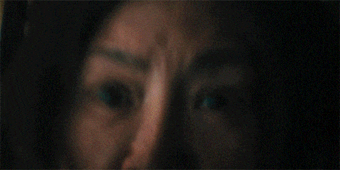 A shifting close-up of Evelyn in Everything Everywhere all at Once